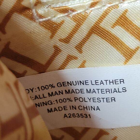 Tignanello Red Leather Cross Body Clutch Convertible Purse Adj. Remove Strap 8x5 - Picture 7 of 9